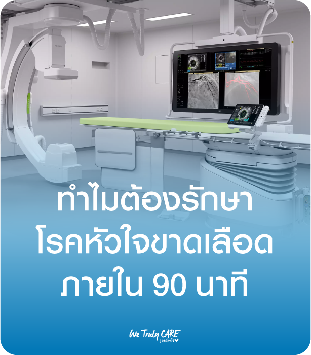 ทำไม? โรคหัวใจขาดเลือด ต้องรักษาภายใน 90 นาที